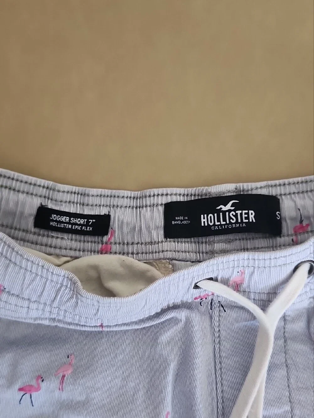 Hollister Light Blue Jogger Shorts 7
